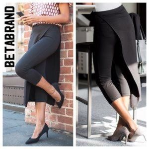 Betabrand the Sassiest Yoga Pants Skirt Over Sz Sm